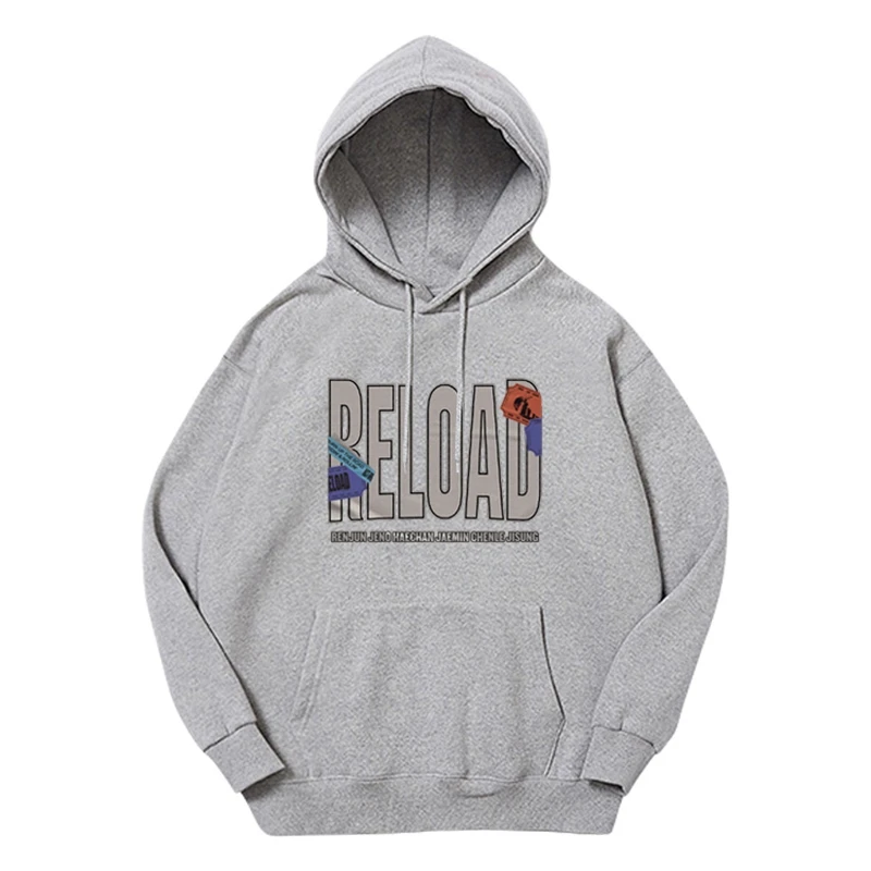 Новинка худи с принтом Nct dream перезагрузкой альбома свитшоты Модный пуловер Кепка