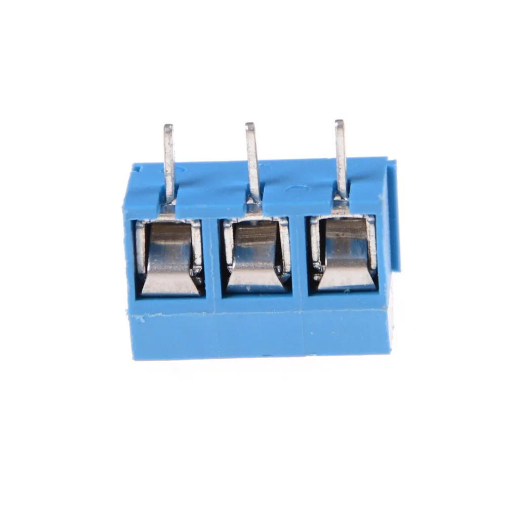 ZLinKJ 10 PCS/lot 5.0mm KF301-3P Pitch Straight Pin PCB 3 Screw Terminal Block Connector | Обустройство дома
