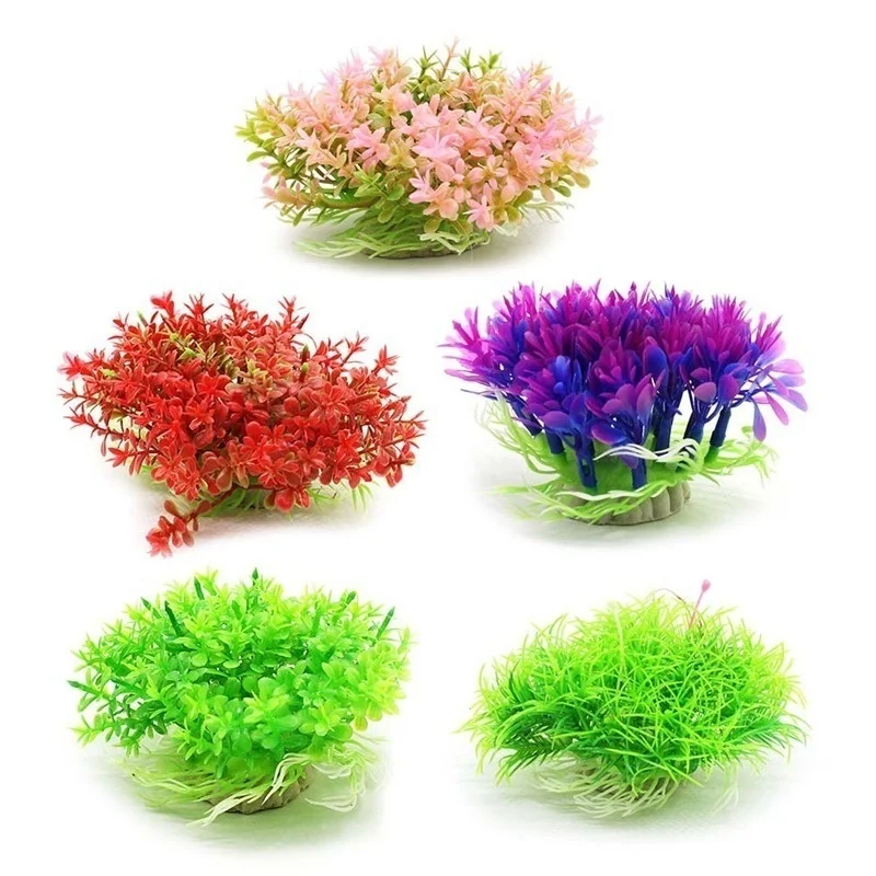 Имитация аквариум водный искусственный с травой Декор Ландшафтные