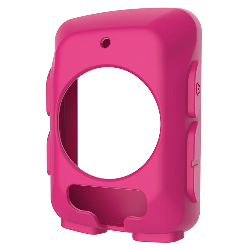 pink 1 шт. мягкий силиконовый резиновый защитный чехол для велосипеда компьютер gps трекер защитный силиконовый чехол для Garmin Edge 520 - Цвет: pink