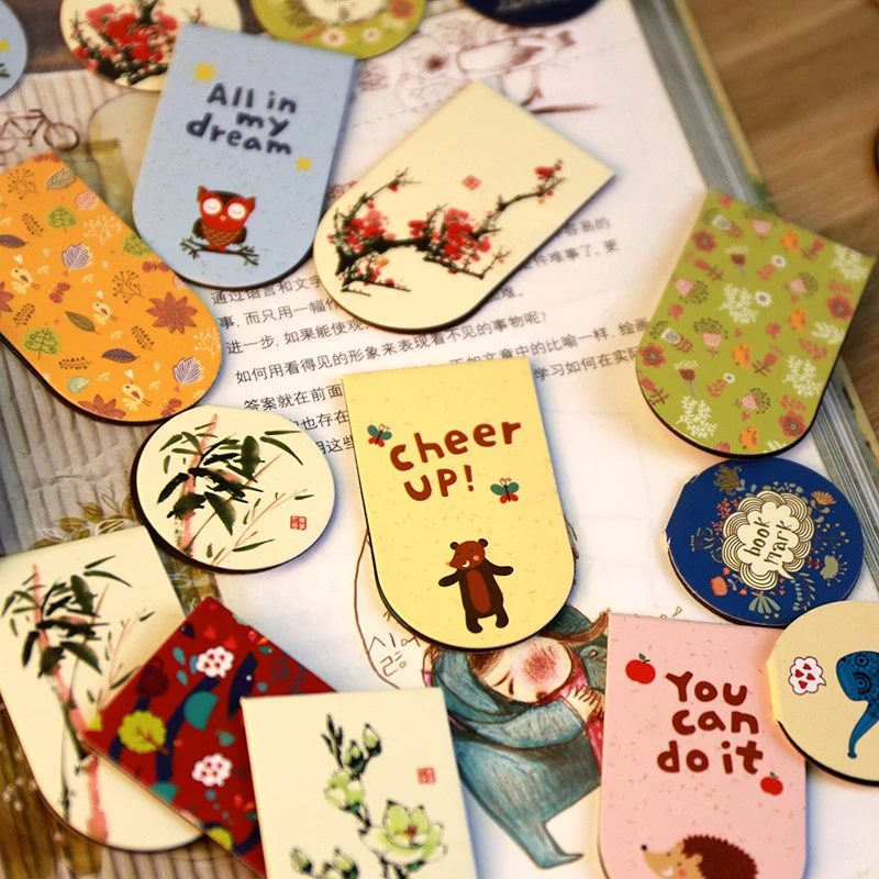 Много функций Прекрасный Изысканный Магнитный Закладка 4 выбор kawaii аксессуары