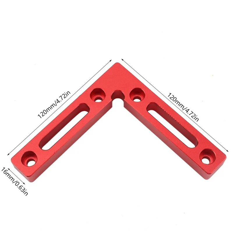 

Welding Corner Clamp Workshop Aluminum Alloy L Shape Right Angle Edge Clip