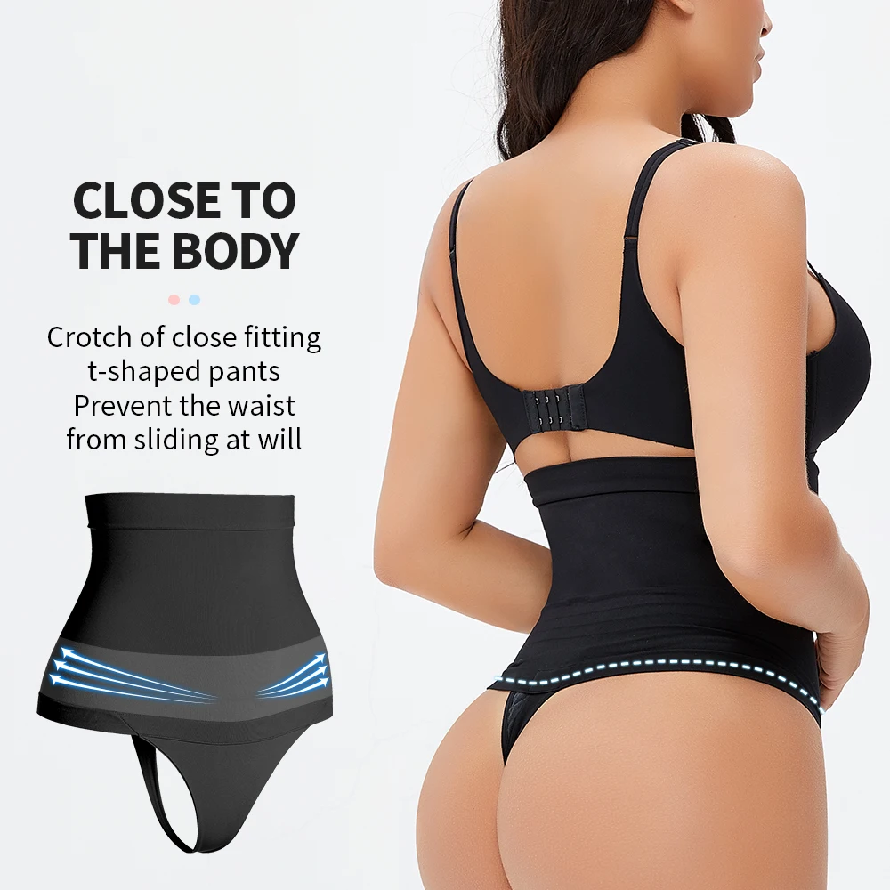 

Women's Panties High Waisted Seamless Thong Briefs Body Shaper Waist Control Tummy Shapewear Belly Girdle Slimming Underwear 6XL