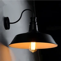 vintage industrial led wall light american iron art wall lamps for bedroom living room aisle restaurant balcony wall decor lamp