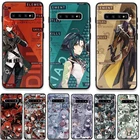 Милый чехол Genshin Impact в стиле аниме для Samsung Galaxy S10 S10e S9 S8 S21 S20 FE Note 20 Ultra 10 9 8 Lite Plus Pro 2020 Fundas