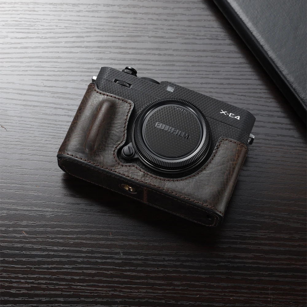 AYdgcma Fujifilm XE4 Камера Чехол Мужская обувь ручной работы из натуральной кожи