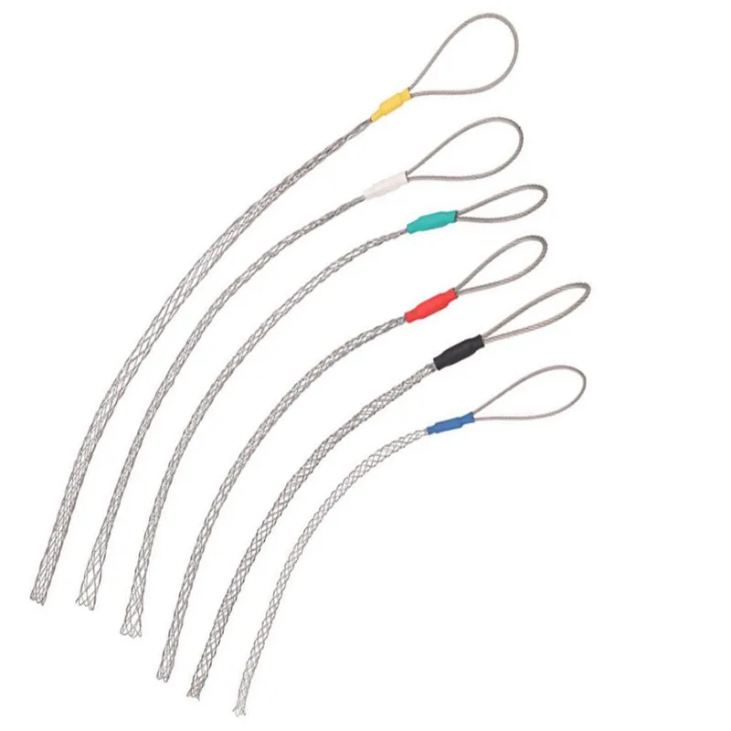 1/3Pcs Galvanizing Metal Cable Socks Anti Slip Pipe Conduit Puller Wire Grips Pull Net Cover Accessories Parts For 4-25mm - купить по