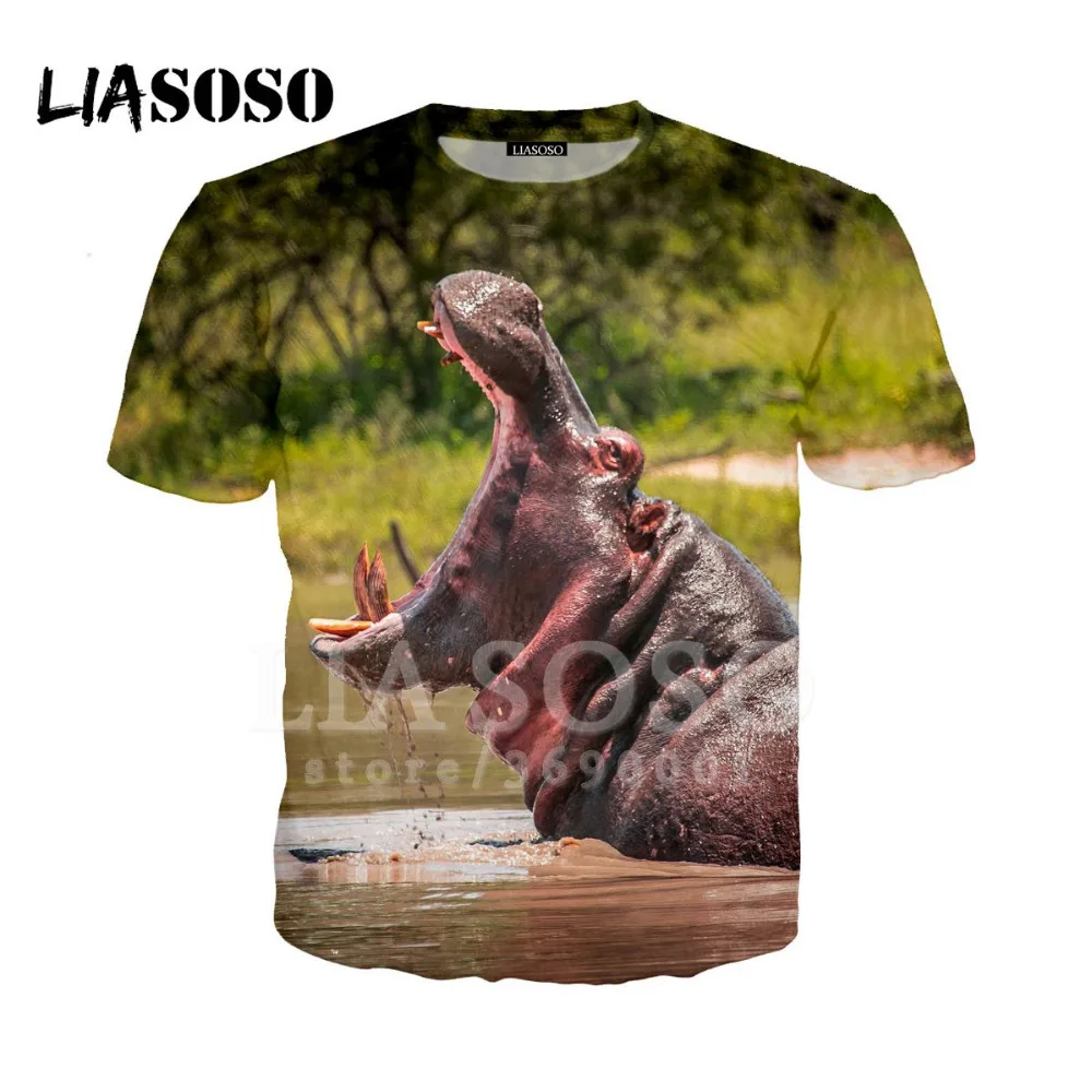 3D Print new Summer T-shirt Hip Hop Pullover Harajuku Youth Tops Women Men Squirrel Hippo Fish Cat Sheep Fruit Tshirt | Мужская одежда