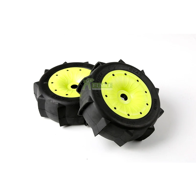 Песчаные лопатки пустынные колеса набор шин в сборе подходит для 1/5 Losi 5ive T Rofun Rovan