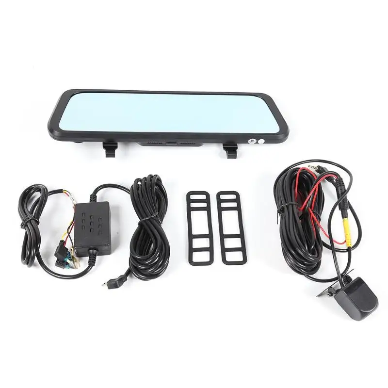 

Anytek A7 9.66" 1080P HD Car DVR Camera Rearview Mirror Dashcam Dual Lens Stream Media Night Vision ADAS Dash Cam Video Recorder