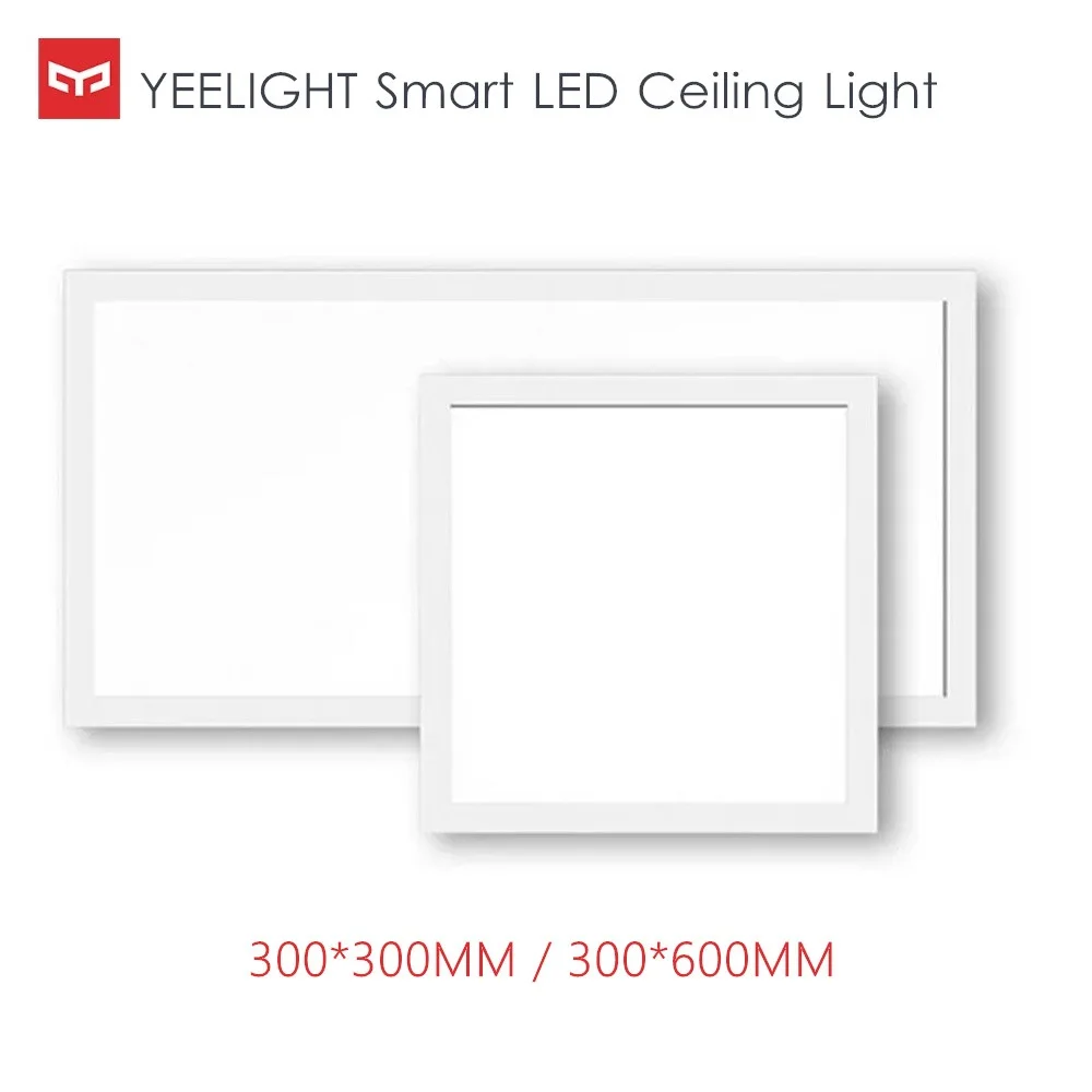YEELIGHT умный светодиодный потолочный светильник 300*300 мм/300*600 мм управление приложением Пылезащитная интеллектуальная комнатная потолочная лампа