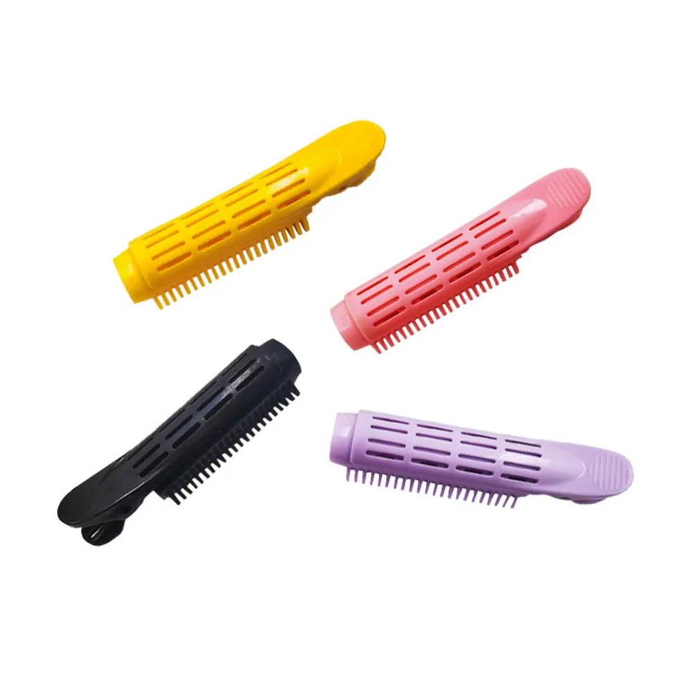 2PCS Hair Curler Rollers Roots Clips Magic DIY Styling Tool Plastic Clamps Natural Fluffy Wave Formers for Women Hairdressing