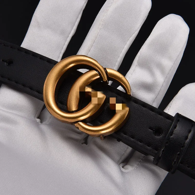 

Factory Wholesale Double G Ms. Belt Color Leather Retro GG Belt European Fashion Decoration Couple Tool Tool
