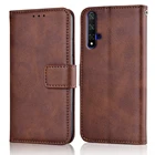 Чехол-книжка для Huawei Nova 5 t Yale-L61A, Yale-L71A, L61D, кожа, тонкий, магнитный