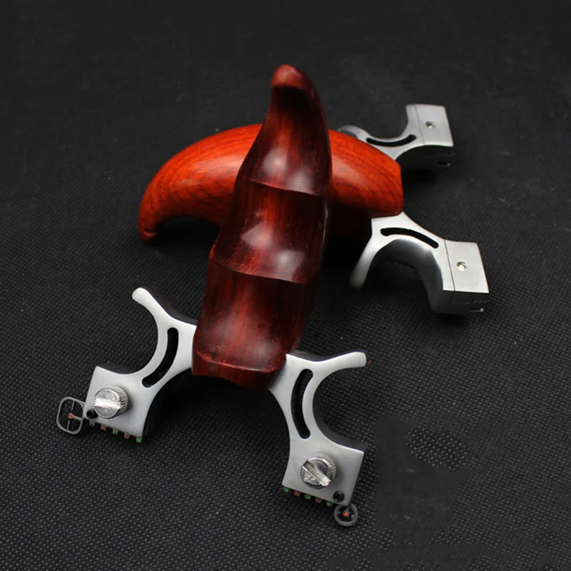 Рогатка для охоты из нержавеющей стали с резиновой лентой стрельбы на открытом