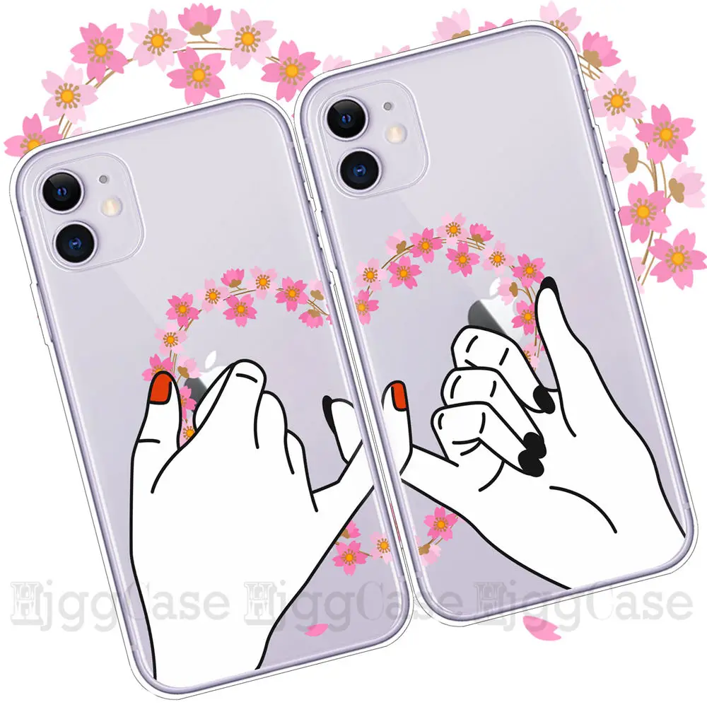Мягкие чехлы для телефонов девочек Bff Best Friends Forever чехол iPhone 11 12 Pro max 7 6 6S 8 Plus X XR XS MAX