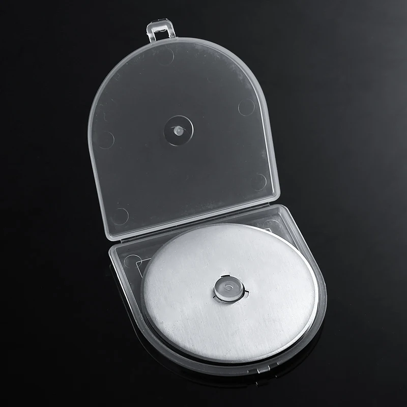 10 шт. вращающихся лезвий для лоскутного шитья резки бумаги 60 мм кожи стальных