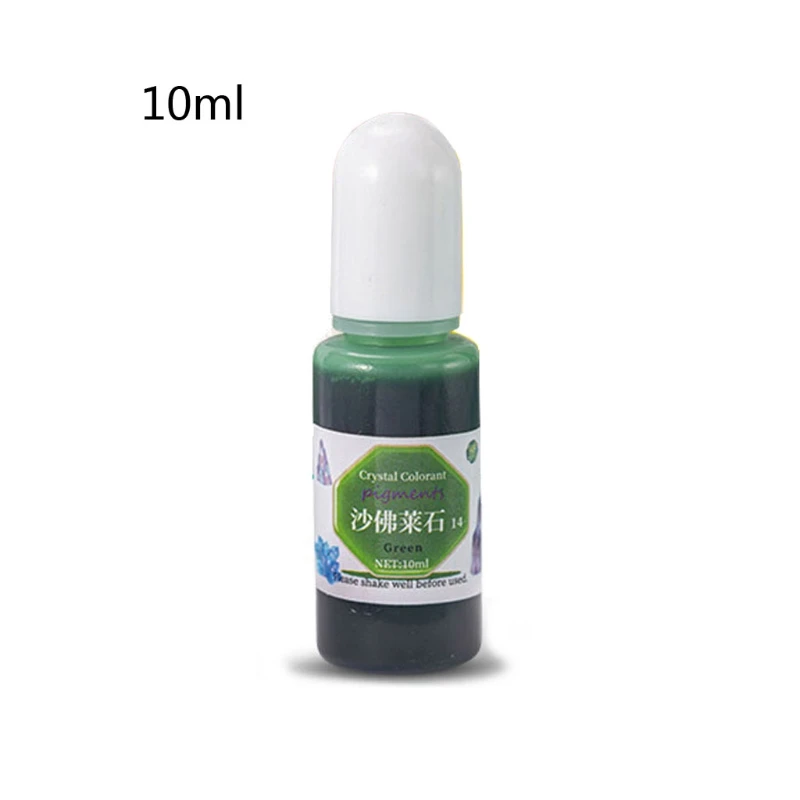 

24 Colors Transparent Crystal Colorant Pigment Concentrated Epoxy Resin UV Resin Coloring DIY Resin Art Jewelry Making