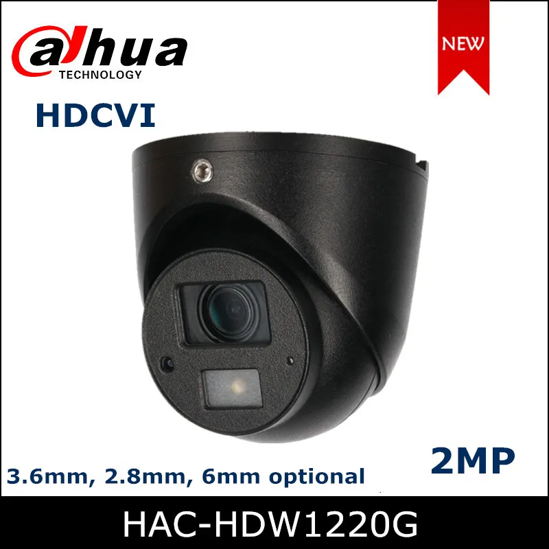 Dahua HAC-HDW1220G 2 МП HDCVI ИК-камера для глазного яблока смарт-ИК черного цвета HD и SD выход