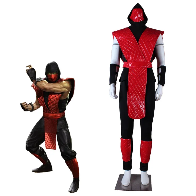 Красный боевой костюм для косплея Король бойцов|Игровые костюмы| |