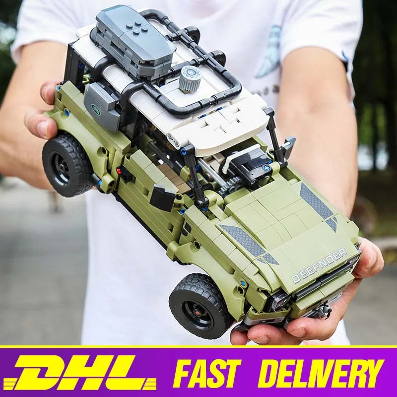 1:14 Technic Car Series 42110 Land SUV Rover Defender Assembly Building Blocks Toys As Kids рождественские