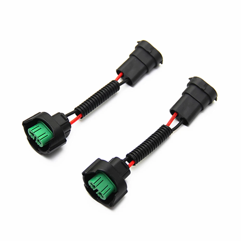

2pcs H11 H9 H8 Extension Cable Wiring Harness Sockets Wires for Halogen Headlights 8 inch Automobile Accessories