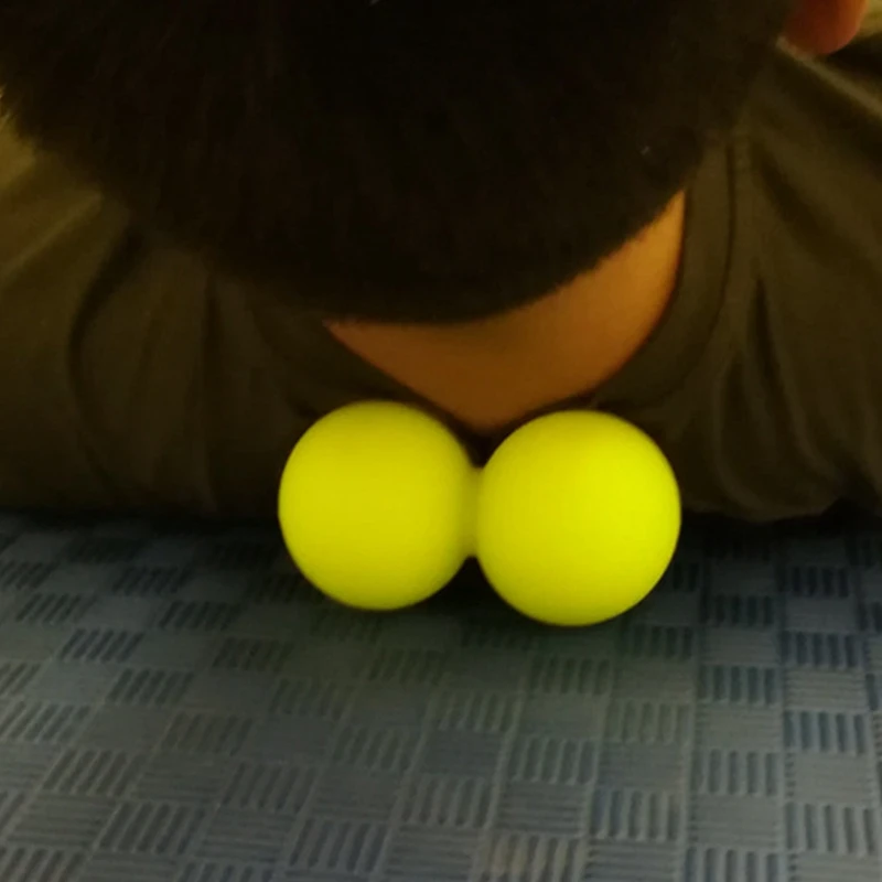 Фитнес-мяч для массажа триггер точка Myofascial релиз тела твердый ролик Лакросса |