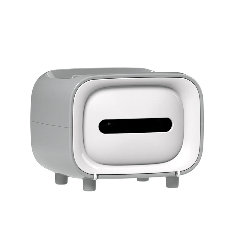 

Retro Television Pattern Tissue Box Roll Paper Storage Container Phone Holder