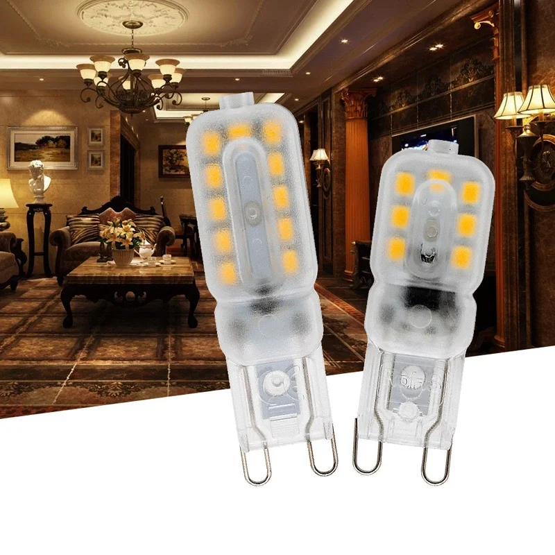 

5pcs/lot Dimmable G9 LED Lamp Mini LED Bulb AC 110V/220V SMD2835 Spotlight Chandelier High-Quality Lighting Replace Halogen Lamp