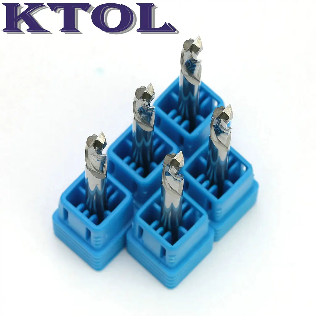 Концевые Фрезы с ЧПУ Clean Up /Down Cut набор инструментов для работы по дереву 4x12 мм-2 |