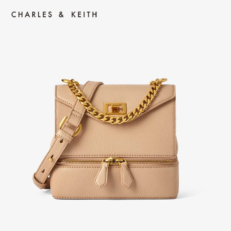 CHARLES＆KEITH Новинка на Весну и Лето2020 CK2 51190017Женская Сумка Плечо Дизайн молнии