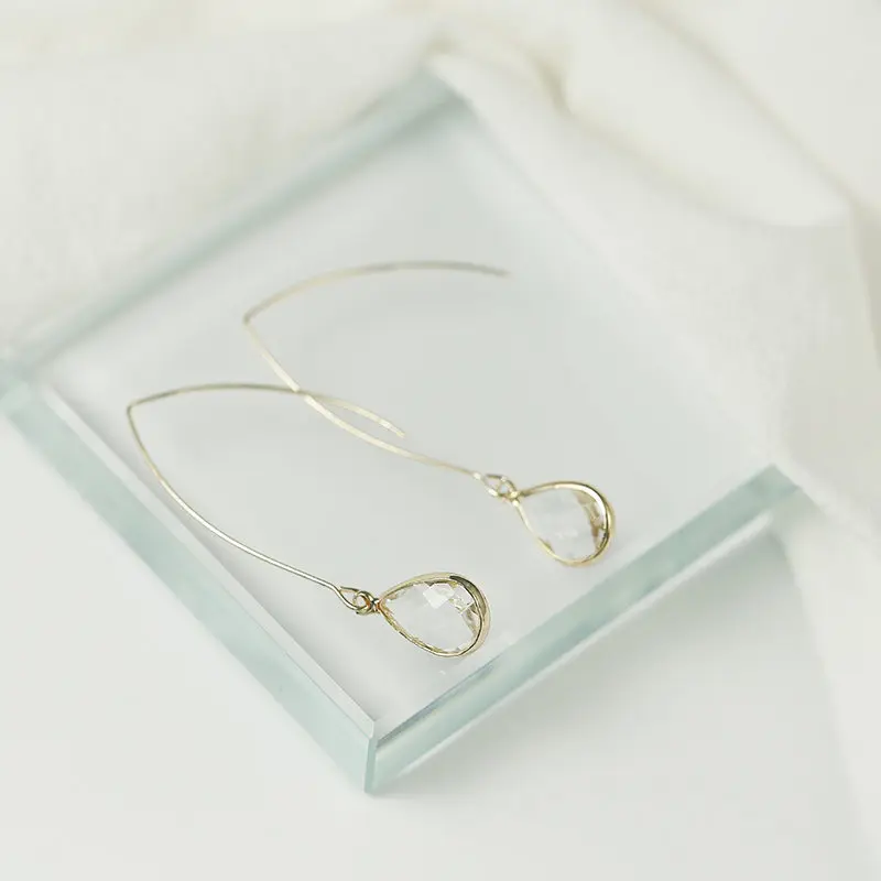 Женские Висячие серьги CARTER LISA Chram роскошные корейские капли для свадебной