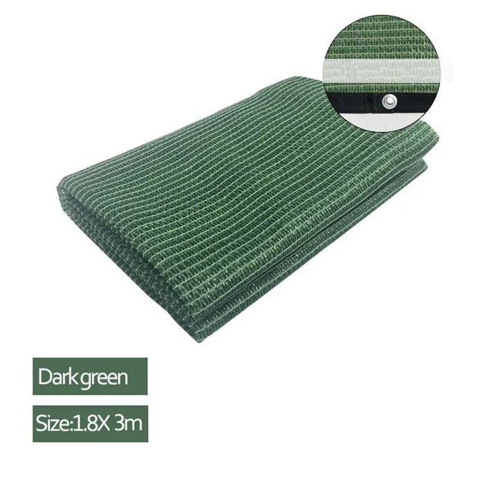 Dark green 1.8X3m Цветы суккулентные растения, укрывающая от солнца сетка сад солнцезащитный крем ткань сетка растение покрытие летний тент навес 3 цвета - Color: Dark green 1.8X3m