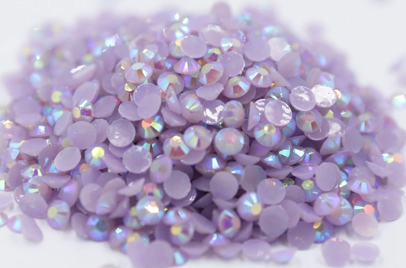 

Желейный светильник лый аметист AB цвета плоские стразы Смола без горячей фиксации стразы в массовом упаковке пластиковые украшения для ног...