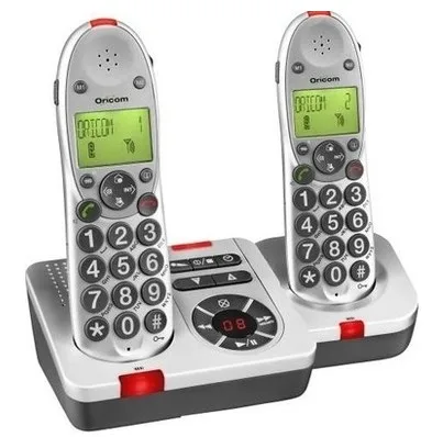 2 device Цифровой беспроводной телефон с автоматическим ответом и диктофоном, межтелефонным звонком и быстрым циферблатом, подсветкой ЖК Беспроводной Handfree home - Цвет: 2 device