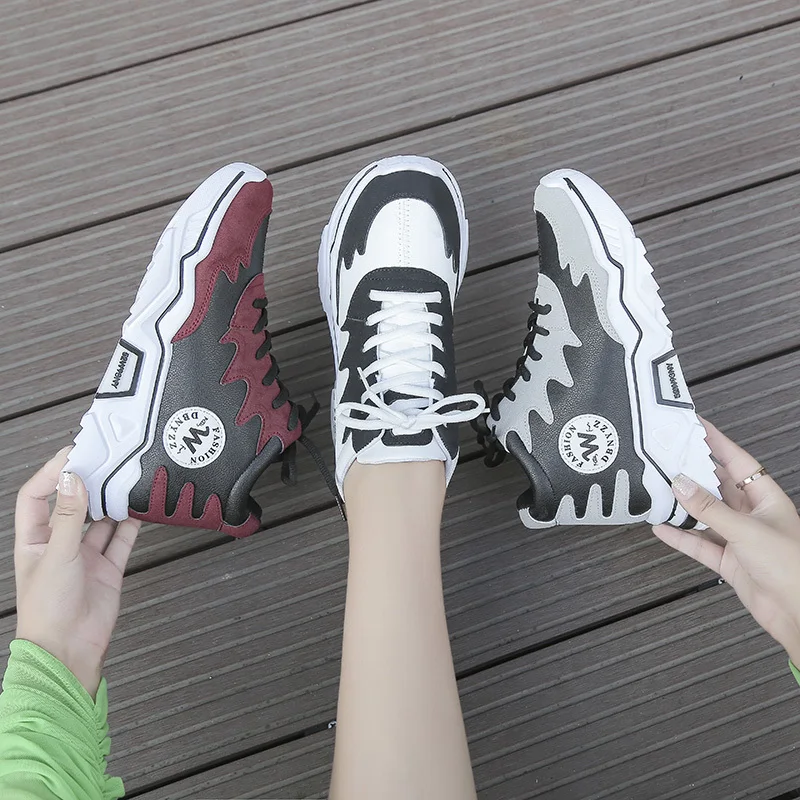 Шнуровка tenis masculino Большие размеры off white ТМ будет ботинки новая женская обувь 2018