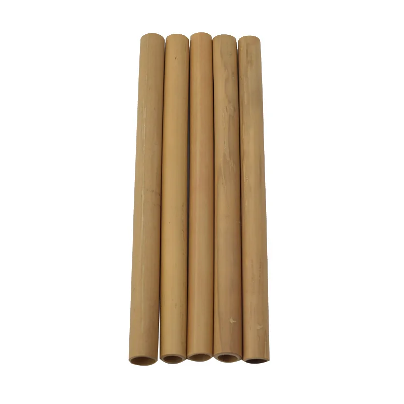 

4PCS/lot Pearls Bubble Tea Milk eco-friendly Biodegradable Straw Organic Bamboo Drinking Straws Reusable bamboo Straws