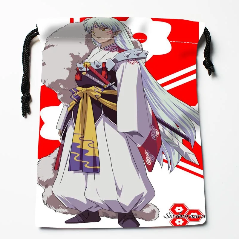 

Новые сумки на шнурке Arrilval inuyasha, индивидуальные сумки для хранения с принтом, пакеты компрессионного типа, Размер 18*22 см, сумки для хранения