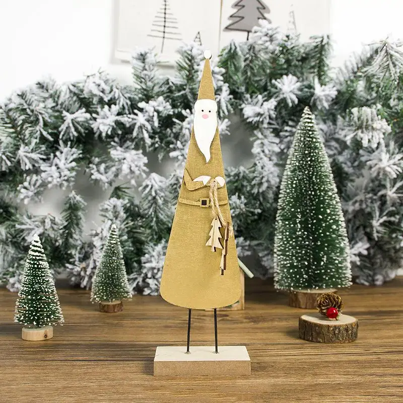 Рождественские украшения рождественские деревянные трехмерные цветные рисунки