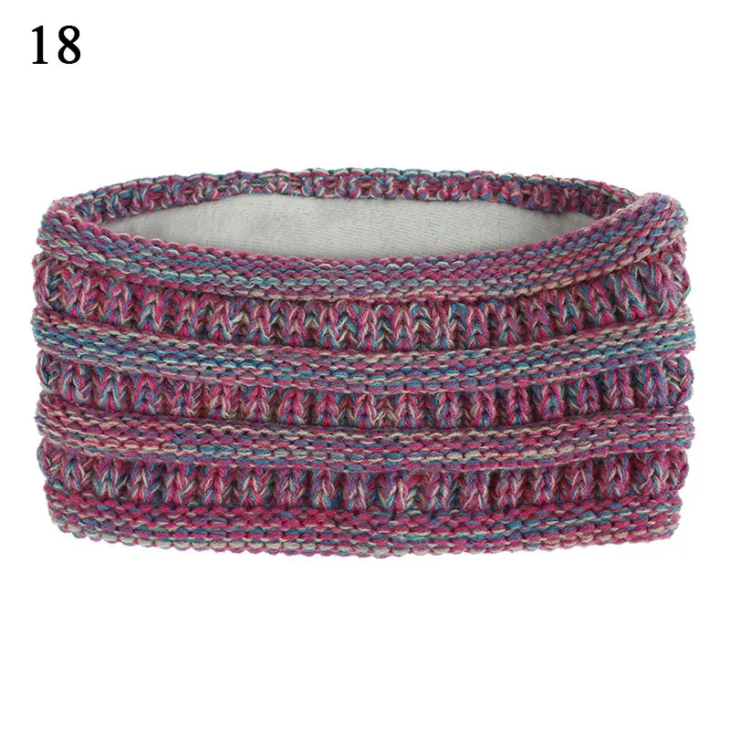 Новинка 2021 женские повязки на голову вязаные широкие для волос с флисовой