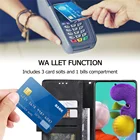 Кожаный чехол для Samsung Galaxy S20FE A52 A72 A51 A71 A02S A42 A32 A01 A12 A21 A31 A41 A50 A70 A20 E A10 S A40, чехол-книжка с бумажником