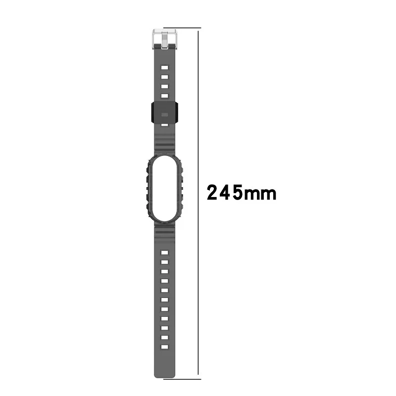 

Solid Color Replacement Strap For Xiaomi Mi Band 5 6 Mi6 Mi5 Smartwatch Accessories High Quality Soft TPU Silicone Watchbands
