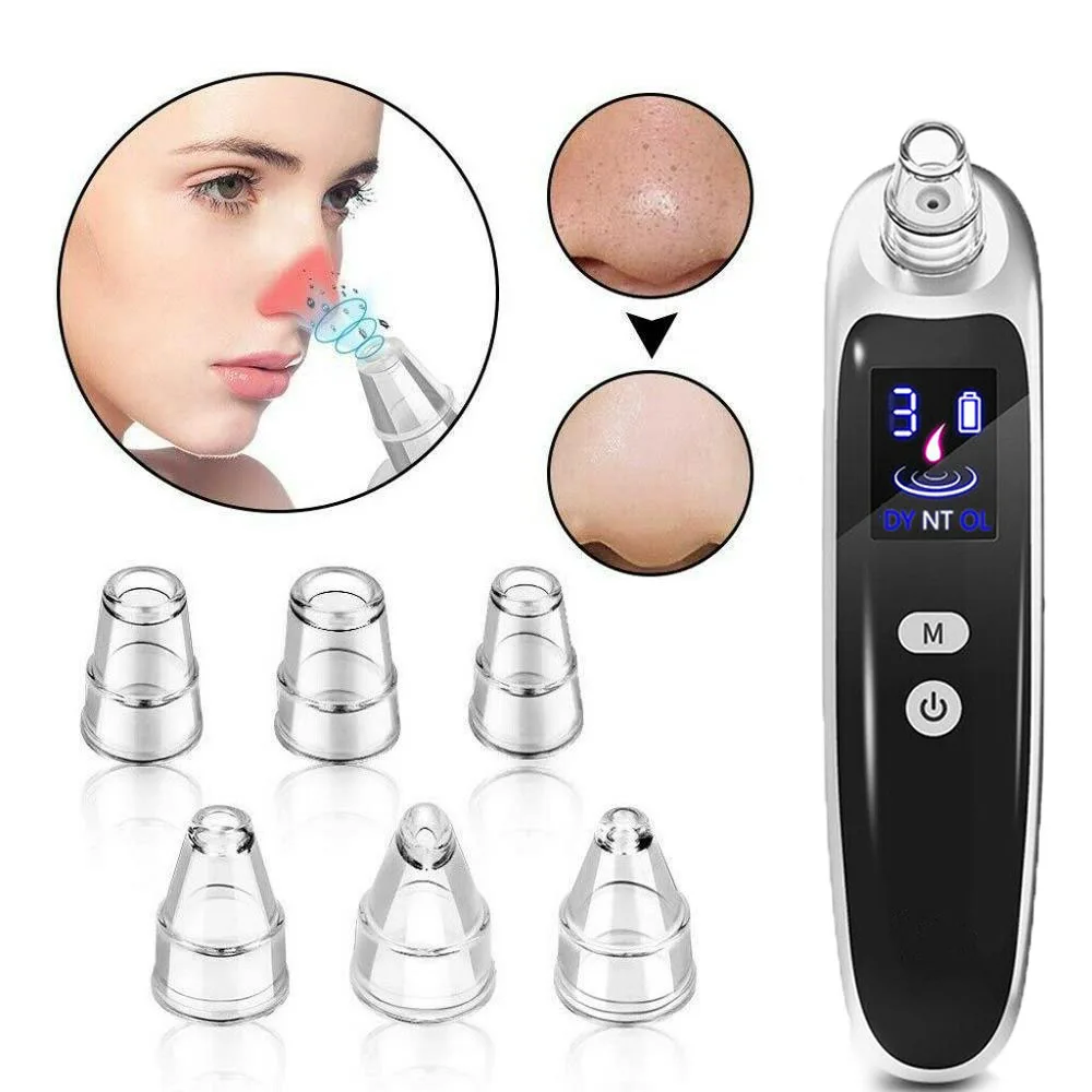 

Electric Face Nose Blackhead Suction Instrument blackhead remover Acne Vacuum Extractor Tool USB charging blackhead Instrument