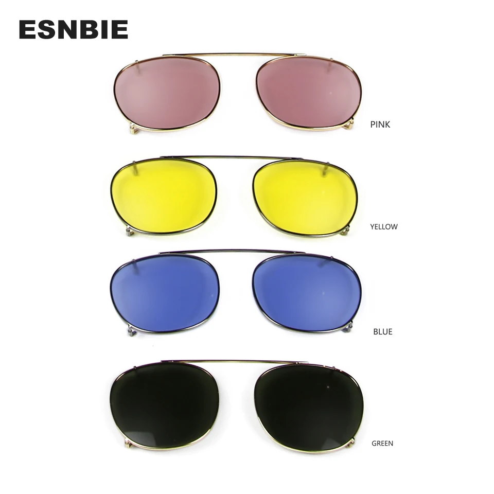 Lens Blue Pink Yellow Green Polarized Sun Glasses For Women 