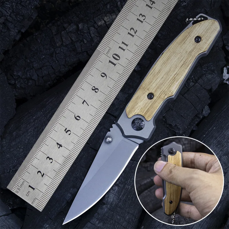 

Outdoor Pocket Knife Self-defense Folding Knife High Hardness Army Knife Household Fruit Knife Portable Knifes