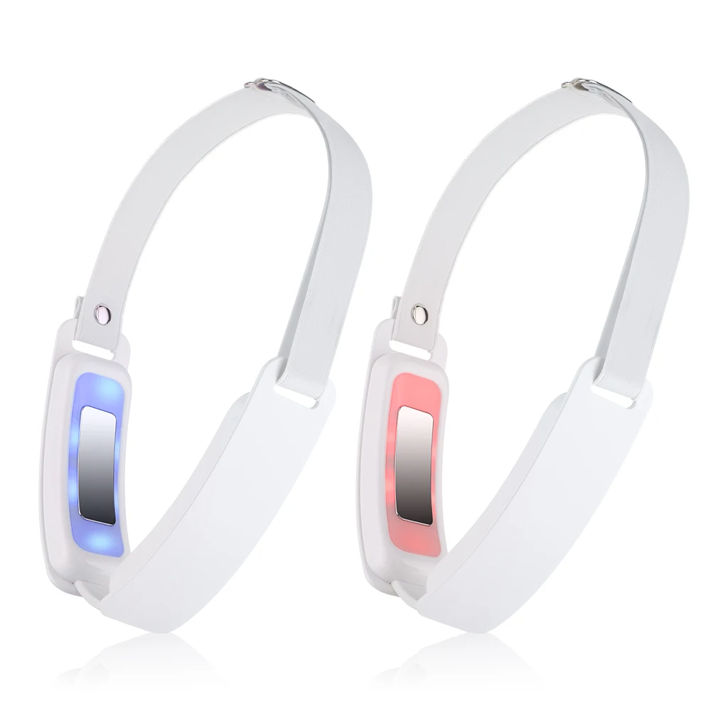 

Chin V-Line Up Face Lifting Belt LED Photon Therapy Face Slimming Vibration Massager V Face Slimming Device