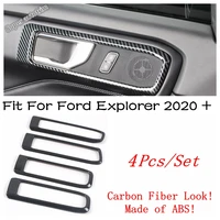 lapetus inner interior inside door handle bowl frame cover molding trim fit for ford explorer 2020 2022 refit kit accessories