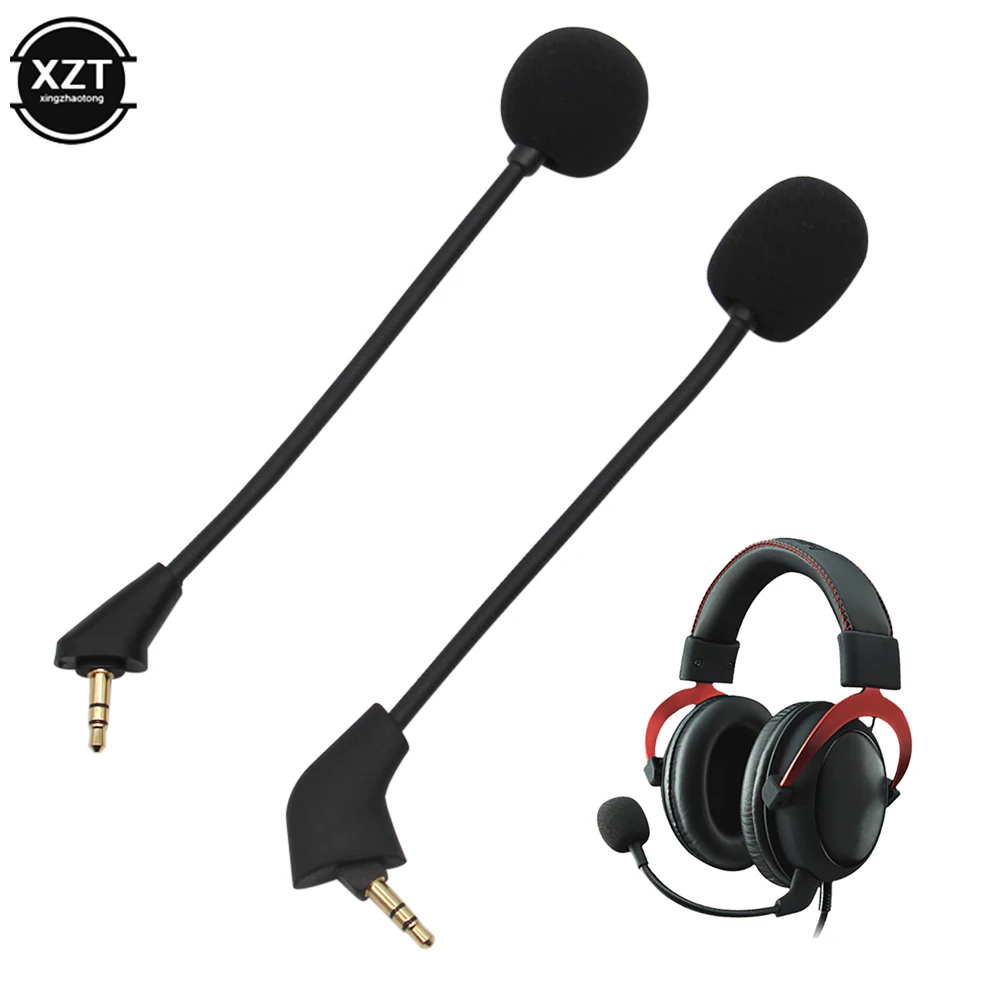 Запасной игровой микрофон 3 5 мм для Kingston HyperX Cloud 2 II X Core Pro Silver Cloudx игровые наушники