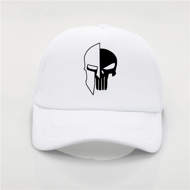 

2021NEW Punisher Print Baseball Hat Snapback hat Men woman Summer Baseball cap Fashion Trucker Cap Dad Hat