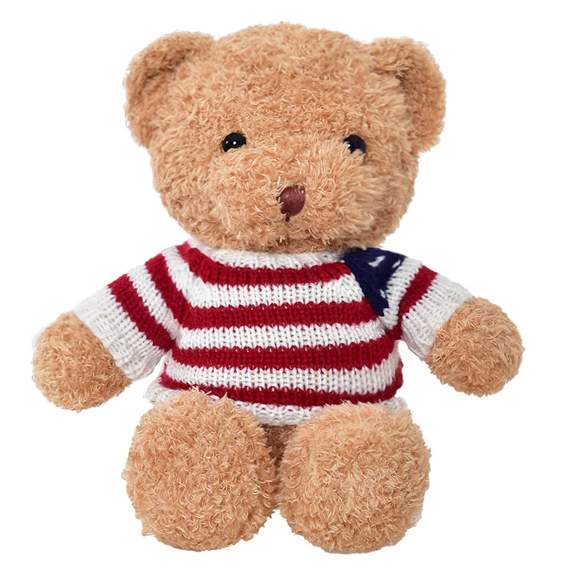 Новинка Высококачественный плюшевый мишка с шарфом мягкие животные медведь